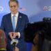 Scott Bessent, secretario del Tesoro de EEUU, habla ante la prensa durante la reunión del G20 en Asheville, Carolina del Norte
