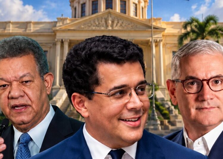 David Collado, Leonel Fernández y Gonzalo Castillo, líderes de intención de voto en sus partidos según encuesta CID Latinoamérica septiembre 2026