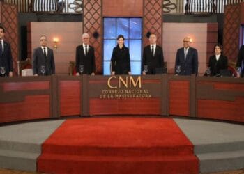 Reunión del Consejo Nacional de la Magistratura presidida por la vicepresidenta Raquel Peña en Santo Domingo