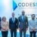 Vicepresidente de El Salvador Félix Ulloa en cóctel del Codessd en el hotel El Embajador, Santo Domingo