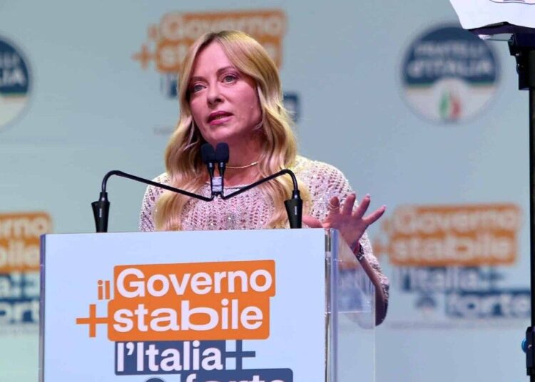 Giorgia Meloni y Bart De Wever durante rueda de prensa en el Palacio Chigi en Roma sobre migración y Schengen
