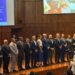 Empresarios y autoridades de República Dominicana y Honduras reunidos en el BCIE durante el Foro Empresarial bilateral