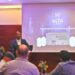 José Aybar, presidente de Cablecomm, durante el lanzamiento de Alta Labs en Santo Domingo