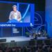 Estudiantes de IE University presentando startups en Venture Day Madrid 2026 ante inversionistas