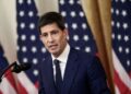 Sede de la Reserva Federal de Estados Unidos en Washington D.C. durante el anuncio de alza de tasas