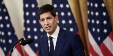 Sede de la Reserva Federal de Estados Unidos en Washington D.C. durante el anuncio de alza de tasas
