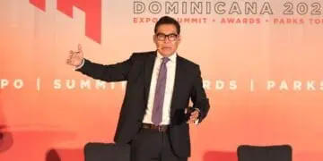 Eric Parrado, director general de IDB Invest, durante su participación en Expoparks Dominicana 2026 en Santo Domingo