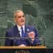 Presidente Luis Abinader en tribuna internacional durante la Asamblea General de la ONU en Nueva York