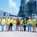 Instalaciones del proyecto Manzanillo Gas & Power en Montecristi, República Dominicana, con avance del 66.9% de ejecución