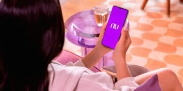 Pantalla de la aplicación de Nu mostrando opciones de transferencia internacional entre Estados Unidos y México
