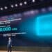 Pantalla OLED M16 de Samsung Display encendida con alta luminosidad en un smartphone de gama alta