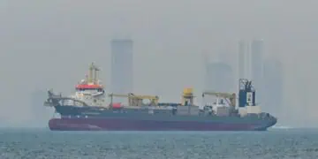 Sede de la Organización Mundial del Comercio en Ginebra, con banderas de países miembros en el exterior