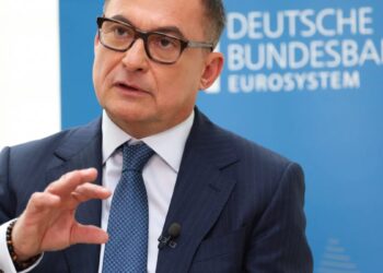 Joachim Nagel, presidente del Bundesbank, durante una intervención pública sobre política monetaria del BCE