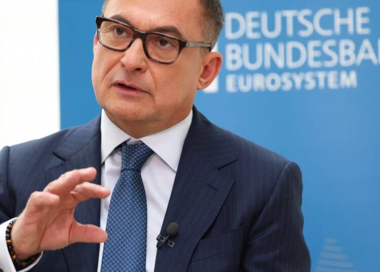 Joachim Nagel, presidente del Bundesbank, durante una intervención pública sobre política monetaria del BCE