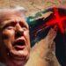 Donald Trump frente a un mapa del estrecho de Ormuz durante el conflicto militar entre Estados Unidos e Irán