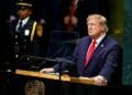 Donald Trump durante su discurso ante la Asamblea General de la ONU el 22 de septiembre de 2026