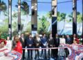 Delegación dominicana en la feria turística IFTM Top Resa en París con pabellón de República Dominicana