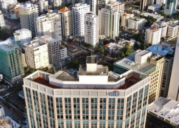Complejo Acrópolis Business Mall en el sector Piantini del Distrito Nacional, activo subyacente del fideicomiso Acrópolis 02-FU