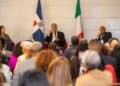 Presidente Luis Abinader en encuentro con la diáspora dominicana en Roma, Italia, el 15 de octubre de 2026