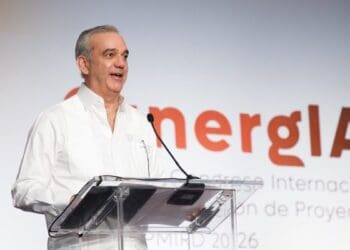 Presidente Luis Abinader durante la apertura del XVI Congreso Internacional del PMI en Punta Cana