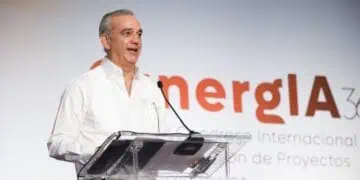 Presidente Luis Abinader durante la apertura del XVI Congreso Internacional del PMI en Punta Cana