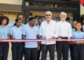 Presidente Luis Abinader en la inauguración de la ampliación del Centro Educativo San Vicente de Paúl en Los Minas, Santo Domingo Este