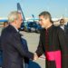 Presidente Luis Abinader a su llegada a Roma para visita de Estado al Vaticano e invitación al papa León XIV