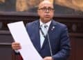 Alfredo Pacheco, presidente de la Cámara de Diputados de República Dominicana, en sesión legislativa