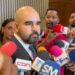 Boris de León Reyes, presidente de ANJE, durante presentación de estudio sobre costo de la justicia en Santo Domingo