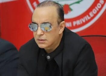 Federico Antún Batlle, presidente del PRSC, durante un acto del Partido Reformista Social Cristiano en Santo Domingo