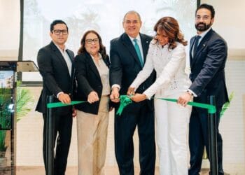 Inauguración de la Feria Inmobiliaria Dominicana 2026 en el hotel Canopy by Hilton Madrid Castellana, organizada por Banco BHD y Arenal Inmobiliaria