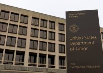 Sede del Departamento de Trabajo de Estados Unidos, cuya Oficina del Inspector General busca a un dominicano por fraude pandémico en Puerto Rico