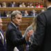 Hemiciclo del Congreso de los Diputados de España durante una sesión de votación sobre decretos de vivienda