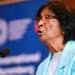 Navi Pillay, ganadora del Nobel de la Paz 2026, durante rueda de prensa en Núremberg, Alemania
