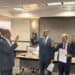 Dirigentes del PRM en la juramentación de la nueva dirección de la Circunscripción 2 del Exterior en Florida Sur, Estados Unidos