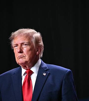 US President Donald Trump speaks at a campaign rally at the Freeman Coliseum in San Antonio, Texas, on October 7, 2026. Republican Senate candidate Ken Paxton is in a close race with Democratic candidate James Talarico for one of Texas' US Senate seats. (Photo by Mandel NGAN / AFP via Getty Images)