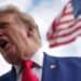 Donald Trump en un acto de campaña electoral ante votantes republicanos en Estados Unidos