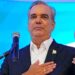 Presidente Luis Abinader durante acto oficial en Santo Domingo, República Dominicana