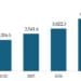 Contenedores de exportación en un puerto dominicano con grúas industriales y mercancías apiladas