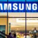 Sede de Samsung Electronics en Seúl, Corea del Sur, con logo corporativo visible