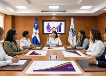 Mujeres trabajando en el mercado laboral de República Dominicana, representando la mayoría de los nuevos empleos en 2026