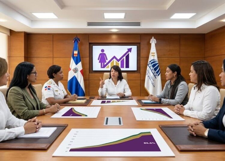 Mujeres trabajando en el mercado laboral de República Dominicana, representando la mayoría de los nuevos empleos en 2026