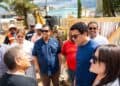 Ministro David Collado en la inauguración de obras de aceras y contenes en el entorno de la Basílica Nuestra Señora de La Altagracia en Higüey