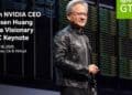 Jensen Huang, consejero delegado de Nvidia, durante una presentación de chips de inteligencia artificial