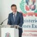 Fachada del Ministerio de Exteriores de República Dominicana, institución que desmintió el mensaje falso atribuido a Bukele