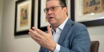 Ministro Sanz Lovatón en Semicon West 2026 presentando la estrategia de semiconductores de República Dominicana