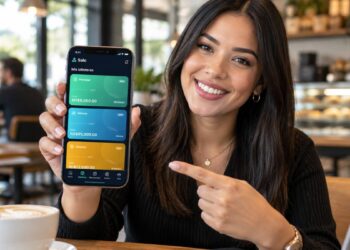 Pantalla de la aplicación Salo de finanzas personales en un teléfono móvil con datos de gastos
