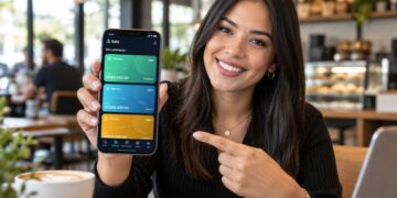 Pantalla de la aplicación Salo de finanzas personales en un teléfono móvil con datos de gastos
