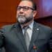 Senador Ramón Rogelio Genao en su curul en el Senado de la República Dominicana